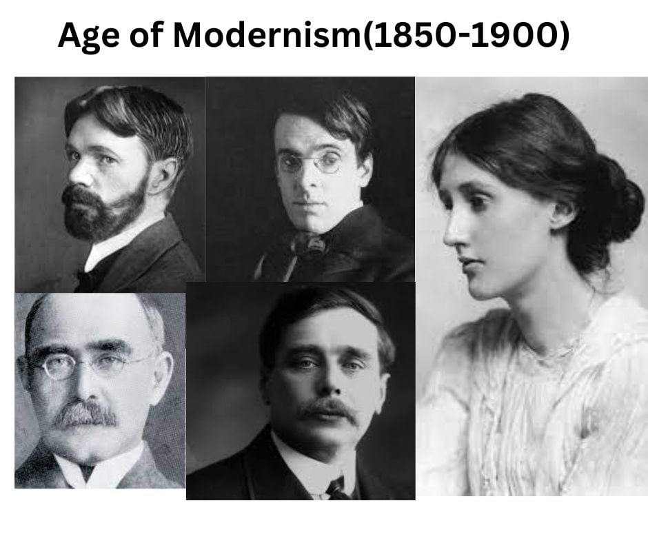 Age of modernism(1850-1900) : Important Writers for UGC NET English