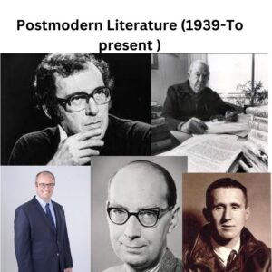 Postmodern Literature (1939-To present ):Important Writers for UGC NET English